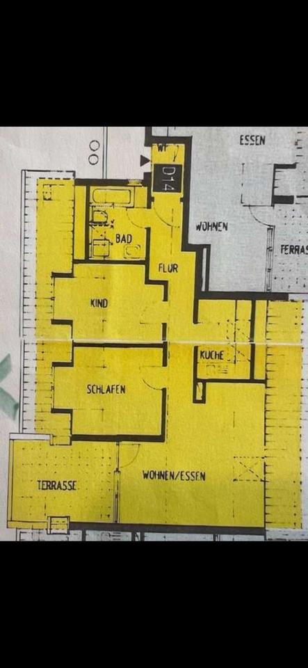 Thumbnail-Exklusive, gepflegte 3-Zimmer-DG-Wohnung mit Balkon in Jettingen