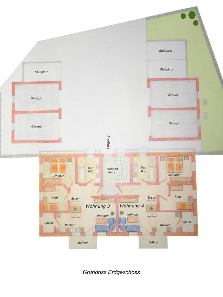 Thumbnail-Vermiete neuwertige 3-Zimmer-Wohnung am Fuße des Lamberg bei Cham