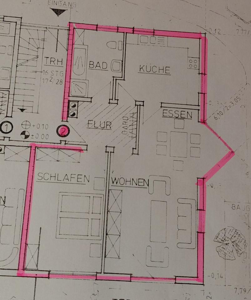 Thumbnail-Schöne, sanierte 2-Zimmer-Wohnung in Rottendorf