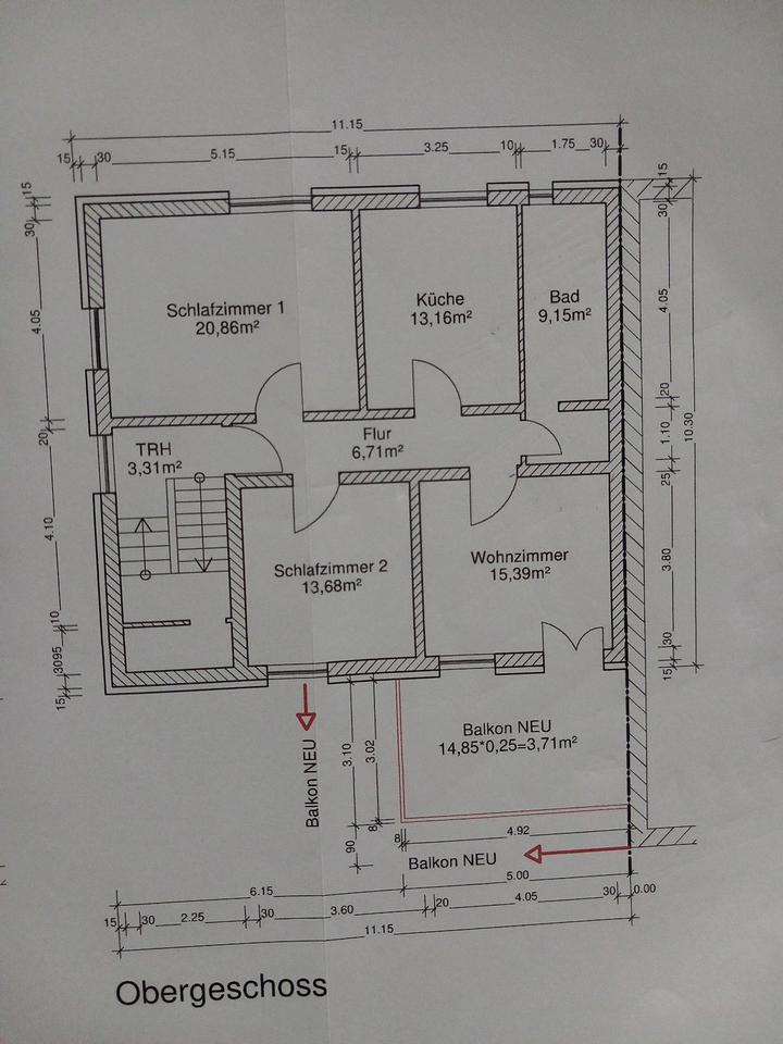 Thumbnail-Wohnung 3ZKB zu vermieten, Kaltmiete 740€ Warmmiete 950€.