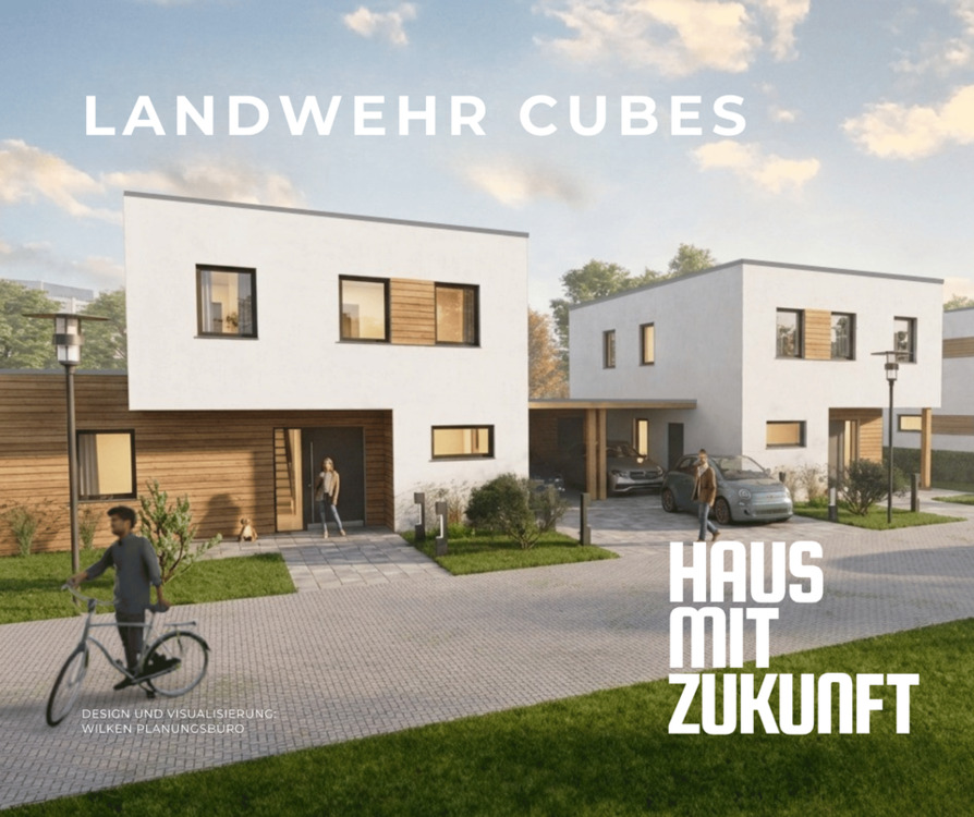 Thumbnail-HAUS MIT ZUKUNFT Neubau Einfamilienhaus Cube L im Landwehrviertel