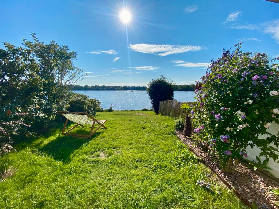 Thumbnail-Urlaub, Ferienhaus am See. Wassergrundstück Timmel, Angelurlaub