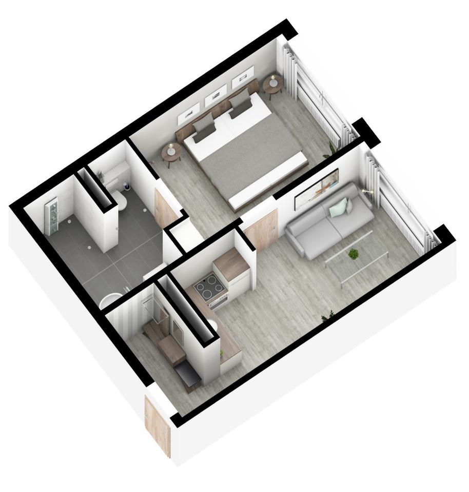 Thumbnail-Wohlfühlen ohne Stufen – Barrierearme 2-Raum Wohnung in Querfurt