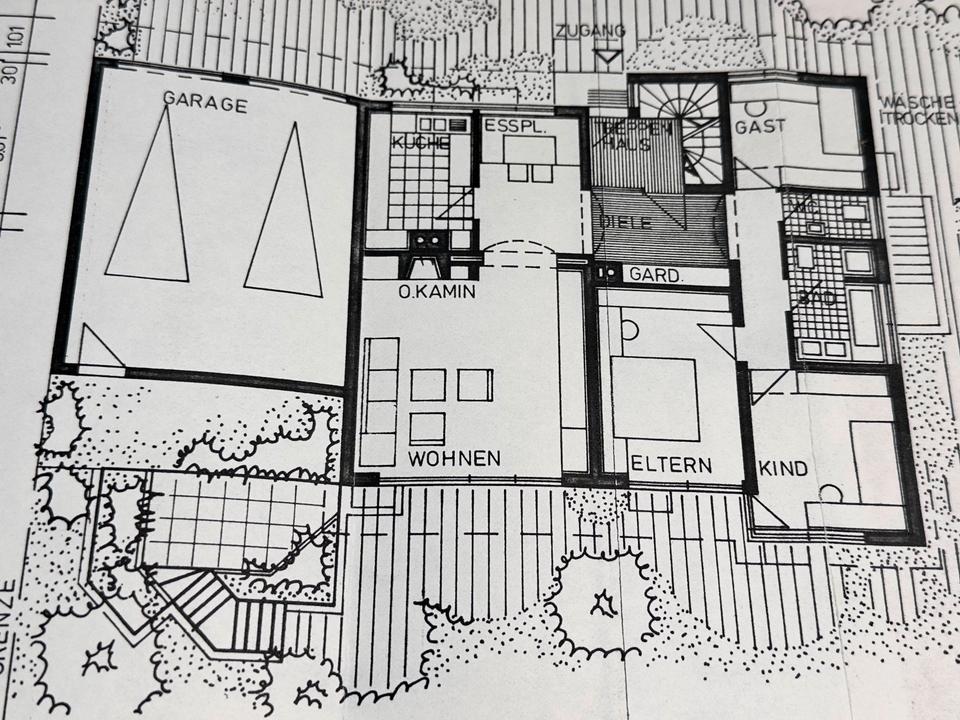 Thumbnail-4,5 Z ETW m.Garage, Terrasse, Garten u. Schwimmbad
