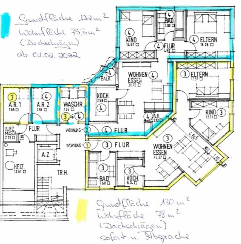 Thumbnail-3 ZKB, AR, Waschraum, kl. Balkon, Tiefgaragenstellplatz