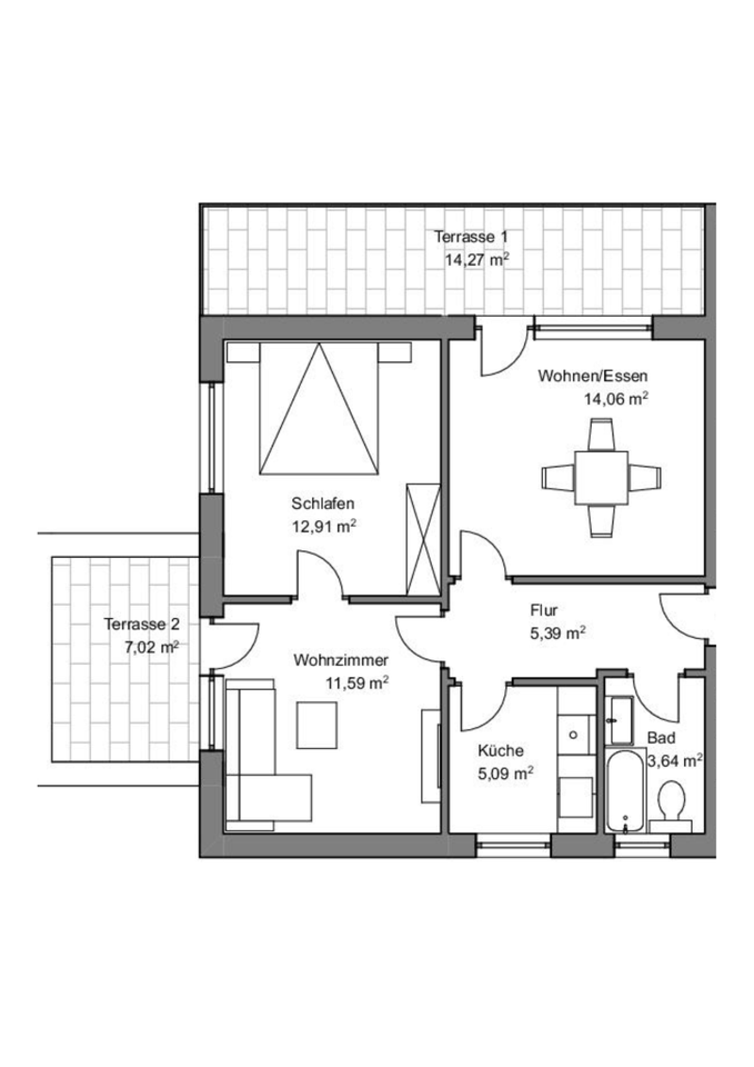 Thumbnail-3-Zimmerwohnung in Vlotho – Erdgeschoss, frisch saniert
