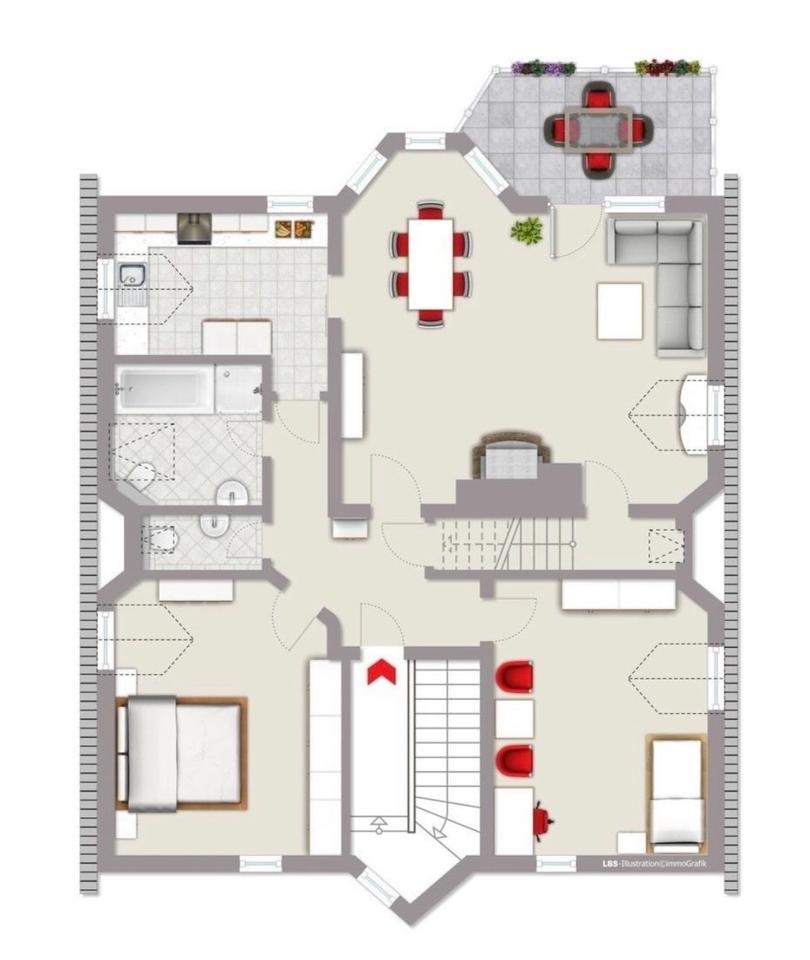 Thumbnail-Masionetten-Wohnung im Architektenstil 4.5 Zimmer OHNE PROVISION!