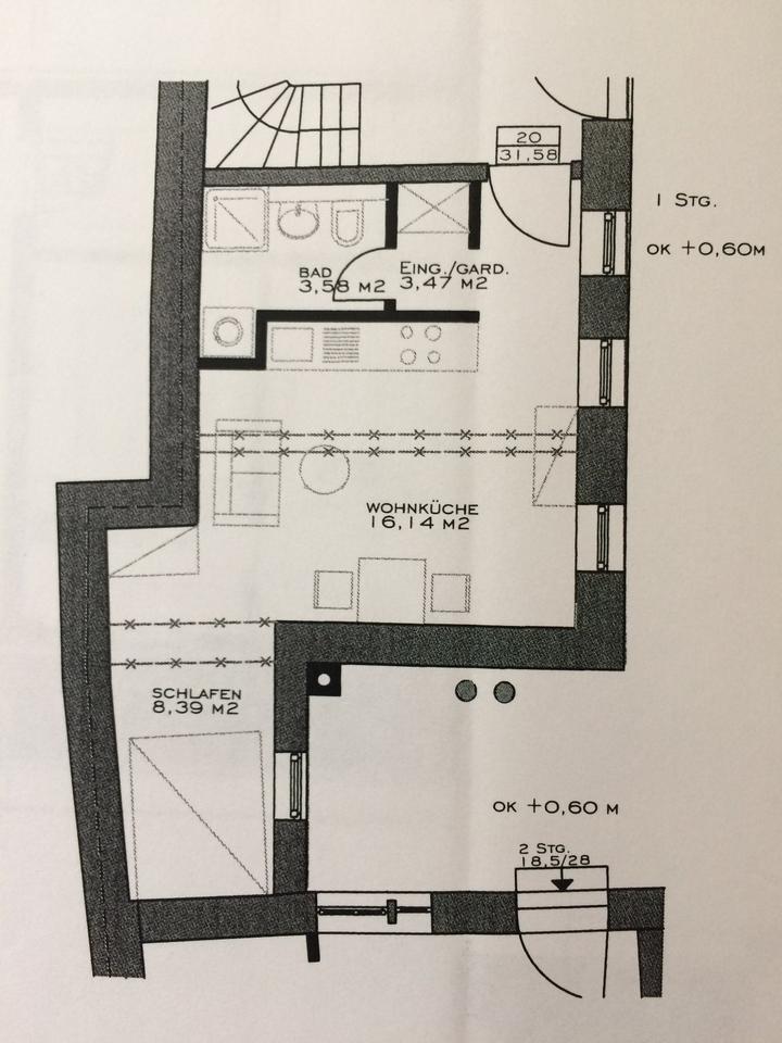 Thumbnail-Eigentumswohnung ETW 93047 Regensburg Zentrum 31,5m² 1 Zimmer
