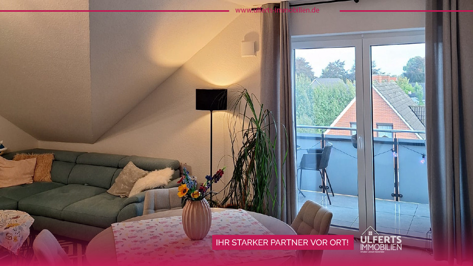 Thumbnail-Neuwertige Dachgeschosswohnung mit Aufzug und Balkon im Zentrum von Warsingsfehn