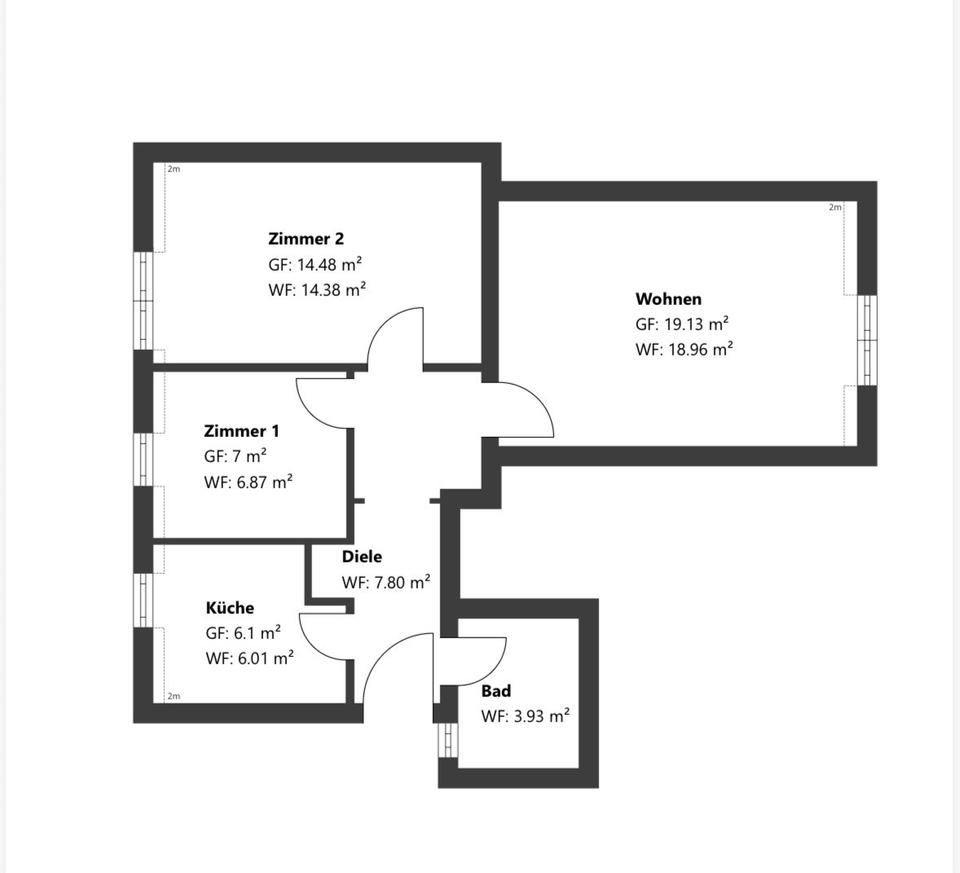 Thumbnail-Kernsanierte 2,5 Zimmer Wohnung in Sendling-Westpark
