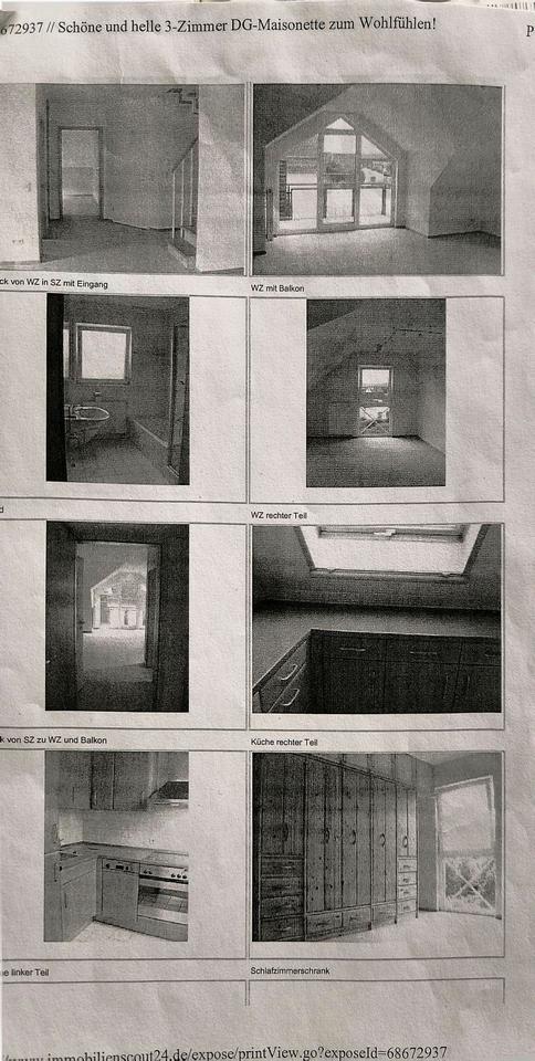 Thumbnail-3 Zimmer Maisonette Wohnung