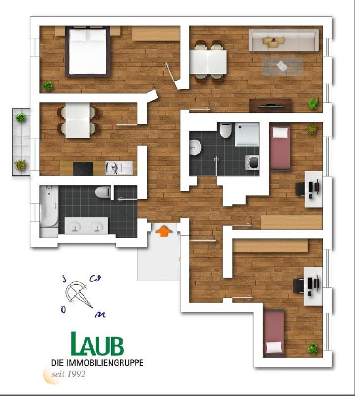 Thumbnail-ERSTBEZUG! 4 Räume im Lutherviertel Traumhafte Maisonette-Wohnung