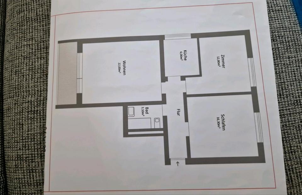 Thumbnail-Zum Verkauf steht attraktive 3 Zimmer-Kapitalanlage mit Balkon