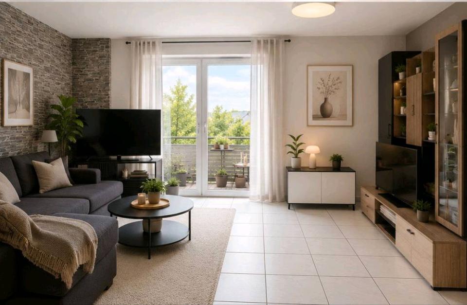 Thumbnail-2-Zimmer-Wohnung mit offener Küche und Balkon