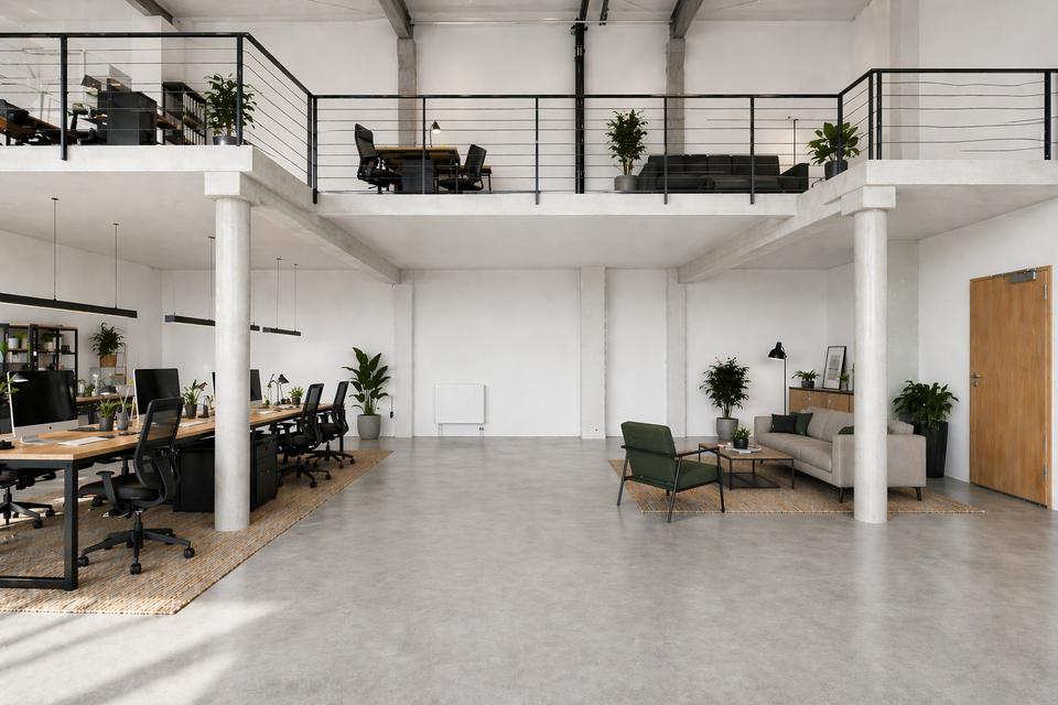 Thumbnail-Loftartige Gewerbefläche mit Galerie – Ausbau nach Mieterwunsch