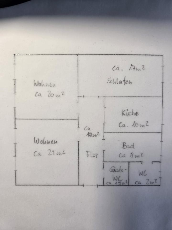 Thumbnail-Wohnung Halle Osendorf Radewell zu vermieten ca. 90m