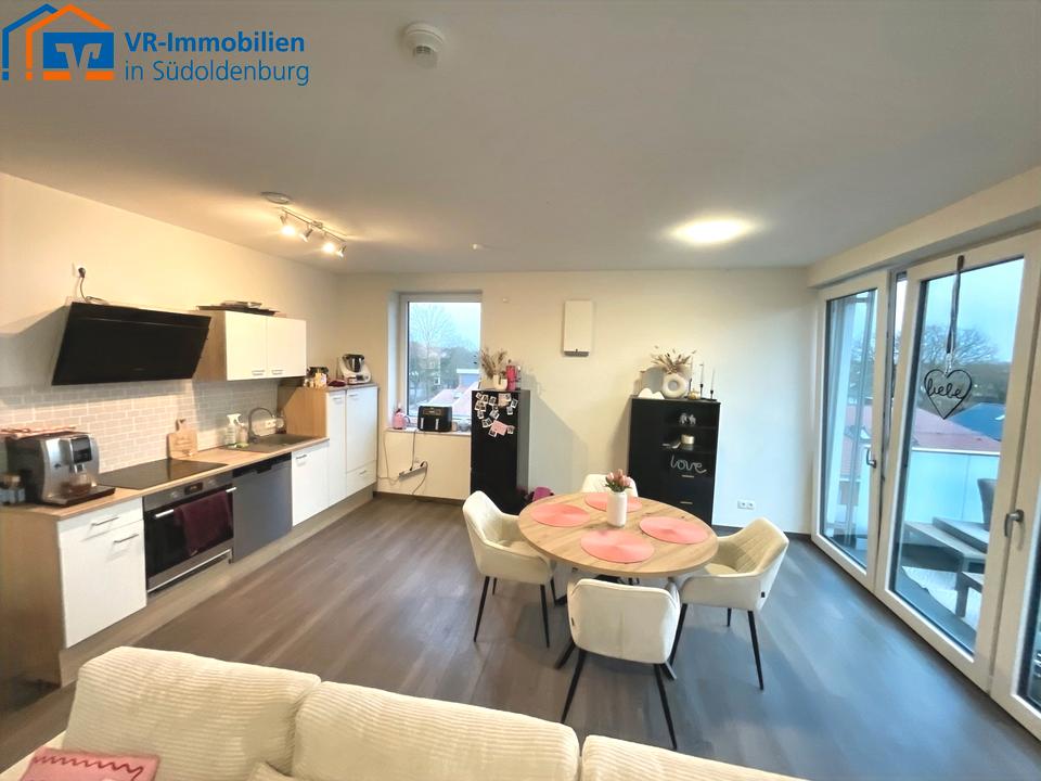 Thumbnail-Topmoderne Oberwohnung mit Balkon und Keller im Zentrum von Garrel!