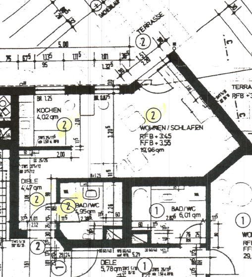Thumbnail-Möblierte 1-Zimmer-Wohnung mit Terrasse & Carport in ruhiger Lage