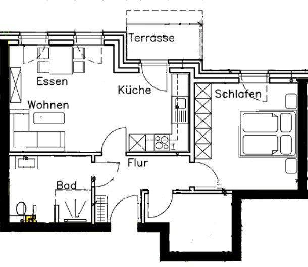 Thumbnail-Ergeschosswohnung mit Garten - Neubau