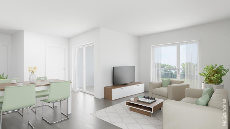 Thumbnail-2 Zimmerwohnungen mit Loggia in zentraler Lage