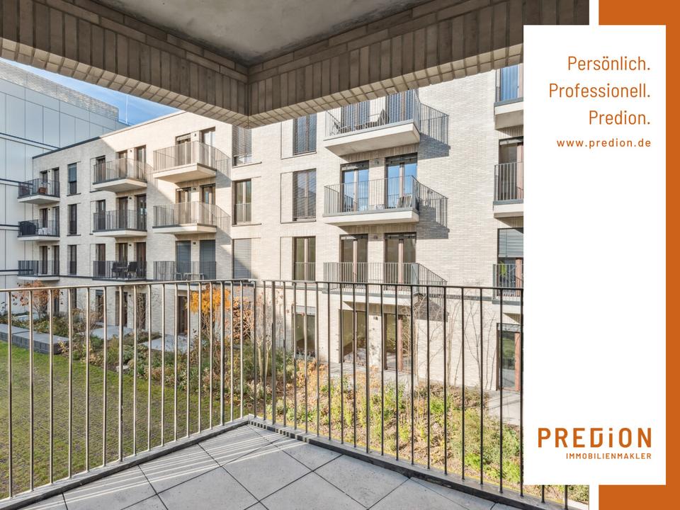 Thumbnail-Tolle 2-Zimmer-Wohnung mit Einbauküche und großer West-Terrasse im Neubauquartier Deiker Höfe!