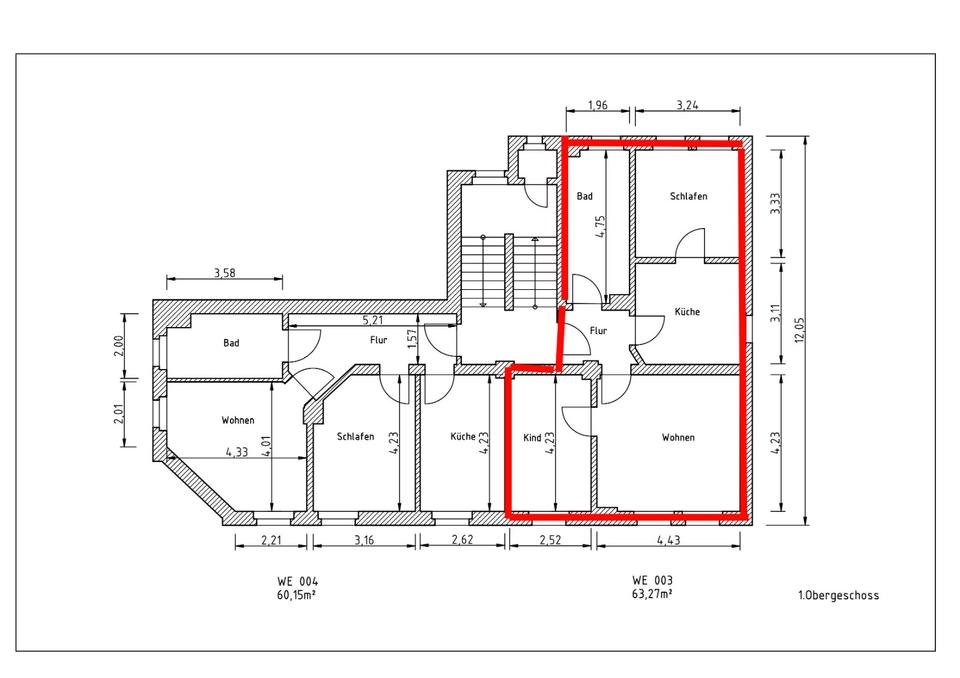 Thumbnail-3-Raum Wohnung in Aue-Bad Schlema