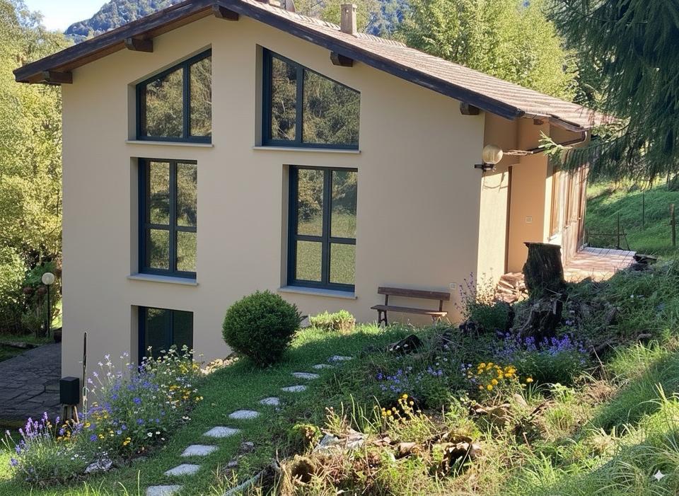 Thumbnail-Einfamilienhaus in wunderbarer Lage am Comer See mit viel Land