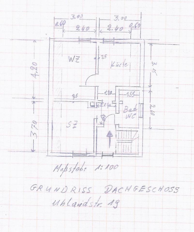 Thumbnail-2-ZKB DG Wohnung - 60m2 - Uhlandstr. 65428 Rüsselsheim