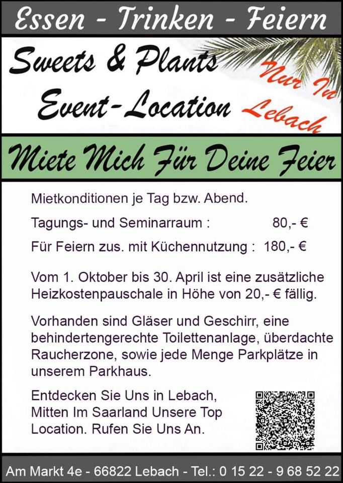 Thumbnail-Eventlocation Party Raum in Lebach zu Vermieten
