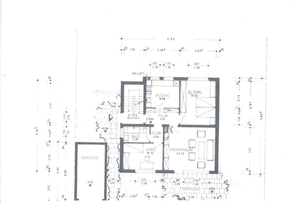 Thumbnail-schönes 3-Zimmer EG-Wohnung mit Garten, Garage und EBK