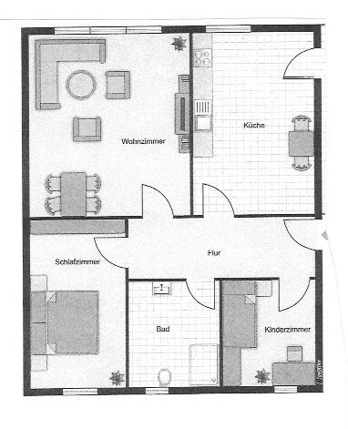 Thumbnail-Altersgerechte 3 Raum Wohnung