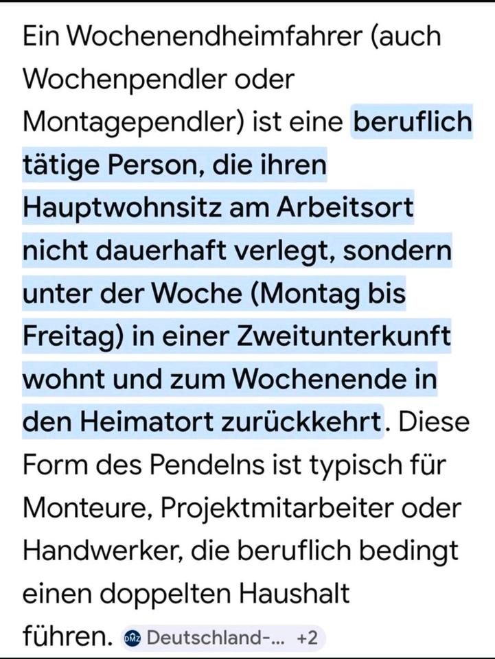 Thumbnail-möbl Apartment an Wochenendheimfahrer o ruhige Studenten mw