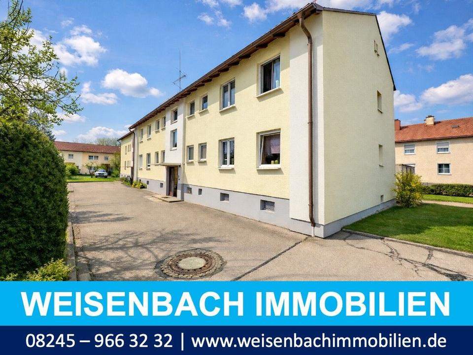 Thumbnail-Perfekt für Singles & Alleinstehende - 2-ZKB-Wohnung in ruhiger Lage in Türkheim