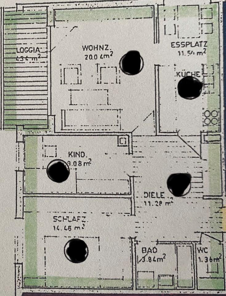 Thumbnail-Helle 3-Zimmer Wohnung mit Balkon im 6. OG in Baienfurt