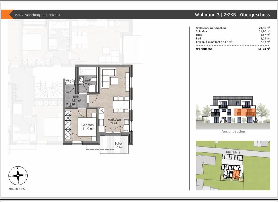Thumbnail-2 Zimmer Wohnung Manching