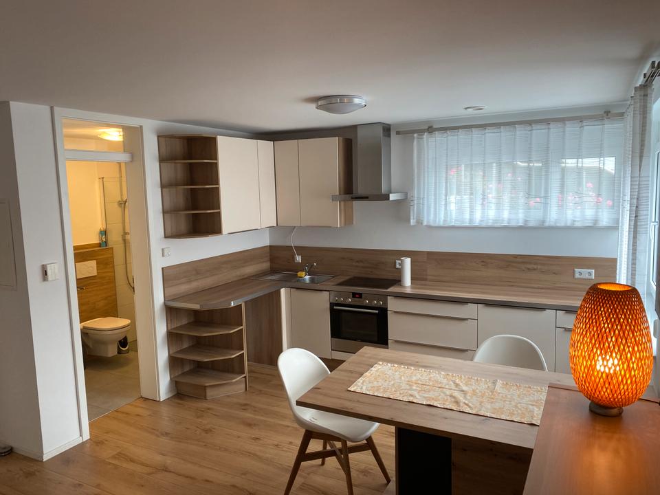 Thumbnail-Möbiliertes 1-Zi Appartment im EG