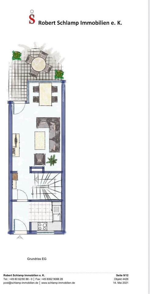 Thumbnail-moderne Wohnung auf drei Etagen in Miesbach - inkl. Garten, TG