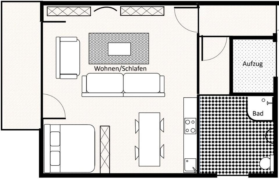 Thumbnail-Modernes Apartment in zentraler Lage von Kaarst