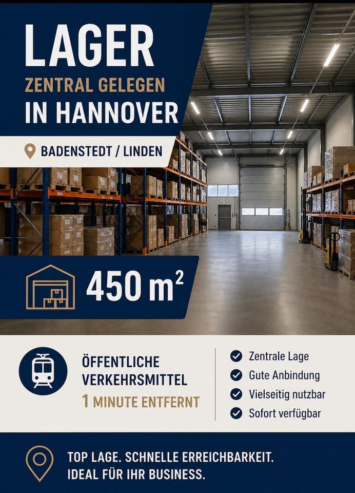 Thumbnail-Lagerhalle in zentraler Lage, Badenstedt Linden