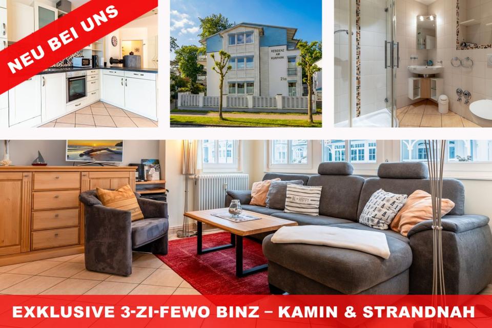 Thumbnail-Urlaub in Binz – 3-Raum Ferienwohnung am Kurpark, 300m zum Strand