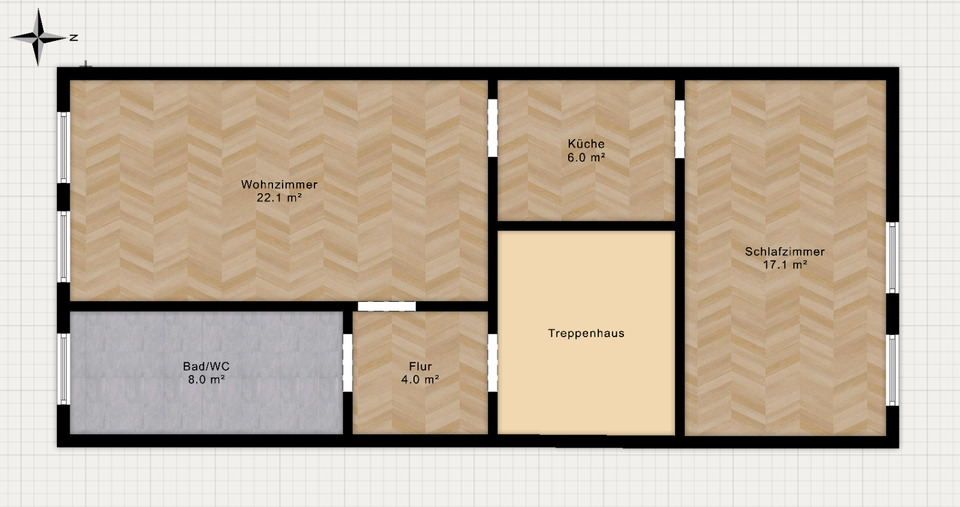 Thumbnail-Gemütliche 2 Zimmer Wohnung