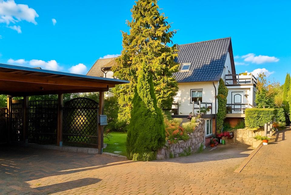 Thumbnail-Große Doppelhaushälfte mit Garten am Lankower See