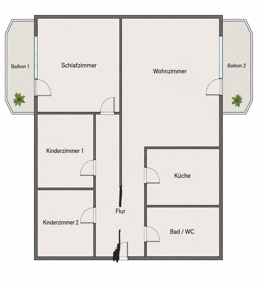 Thumbnail-4-Zimmer-Wohnung in Moabit mit 2 Balkonen & Stellplatz