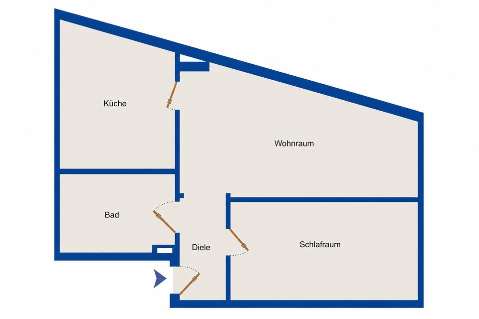 Thumbnail-Gemütliche möblierte Wohnung in ruhiger Lage