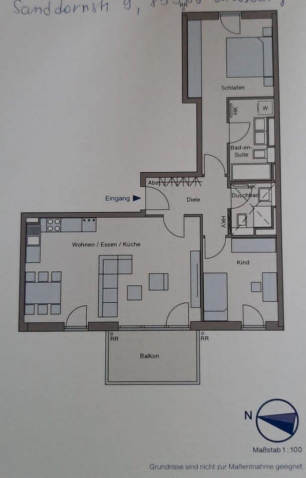 Thumbnail-3-Zimmer-Wohnung in Moosburg an der Isar