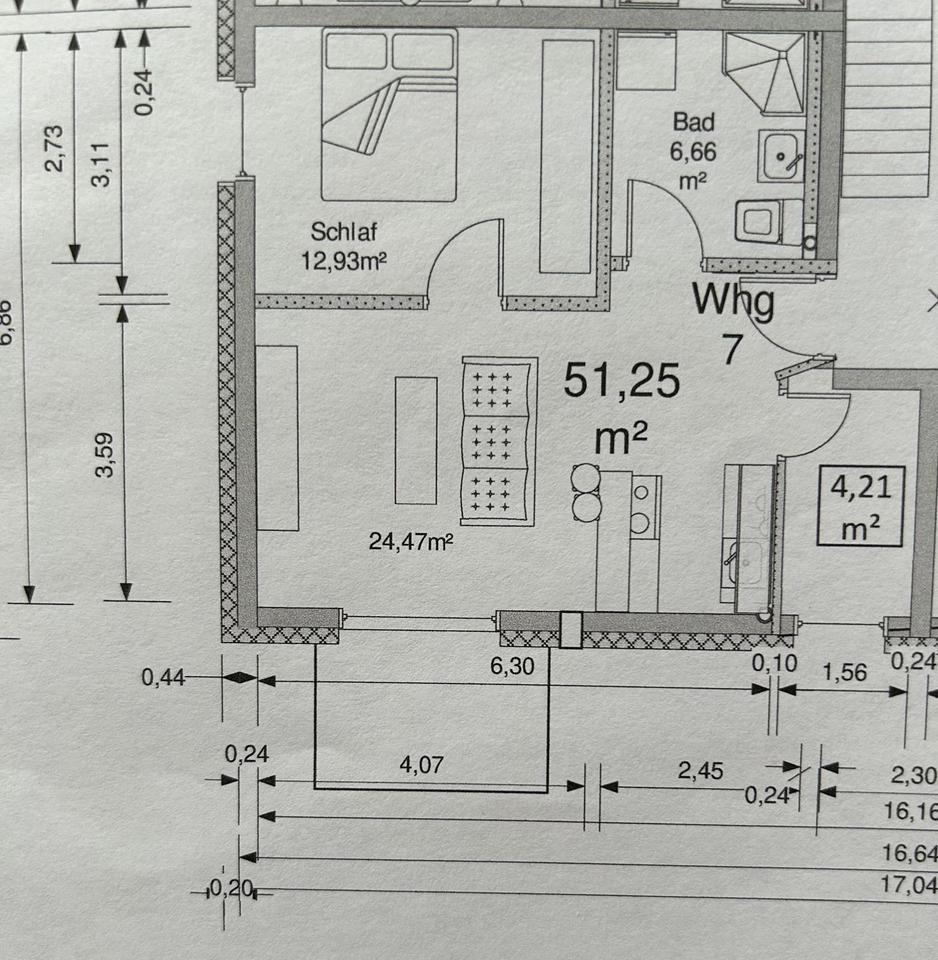 Thumbnail-2,5 Zimmer Wohnung - Zweitbezug in 96132 SchlüsselfeldThüngfeld