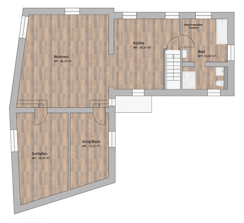Thumbnail-3- Raum Wohnung in Gröditz ab 01.05.2026