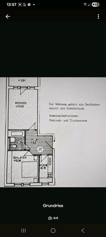 Thumbnail-2-Zimmer Wohnung Plauen hell, ruhig, warm, zentrumsnah