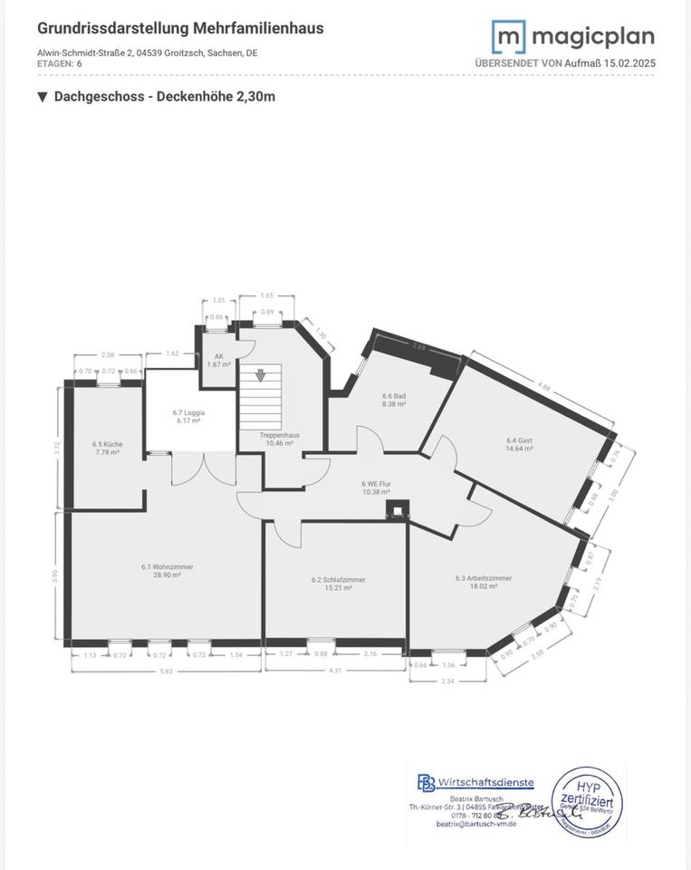 Thumbnail-Tolle 4-Raum-Wohnung Dachgeschoss ab 01.02.2026