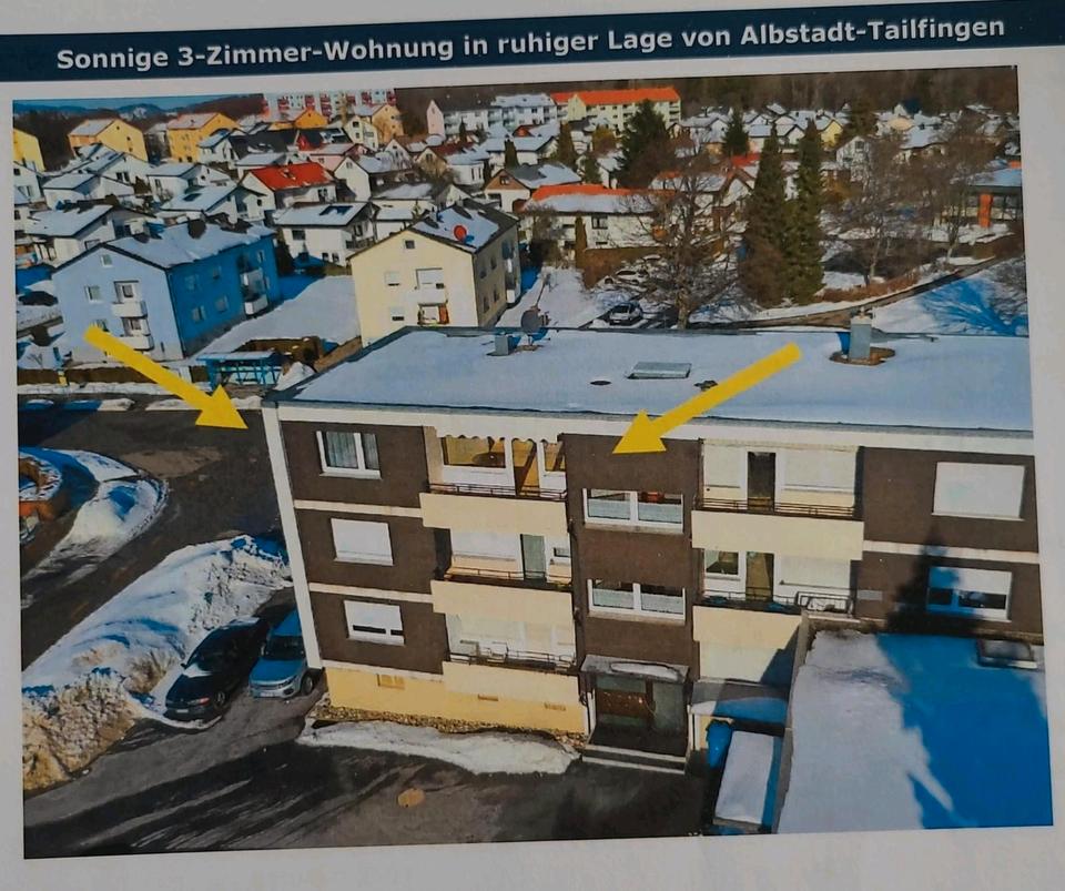 Thumbnail-3 Zimmer wohnung in Albstadt Tailfingen zu vermieten.